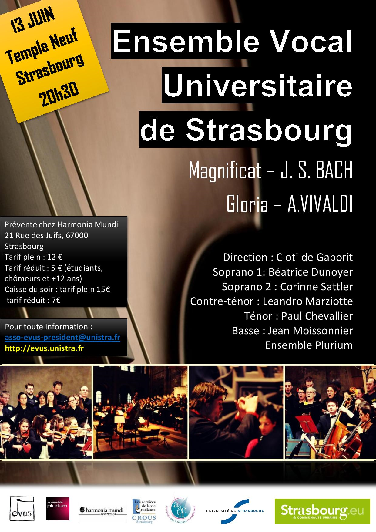 Concert du 13 juin au Temple Neuf